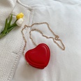 Vintage Chain Student Heart Shape Bag Female New Fashion Summer Shoulder Messenger Bagpicture16