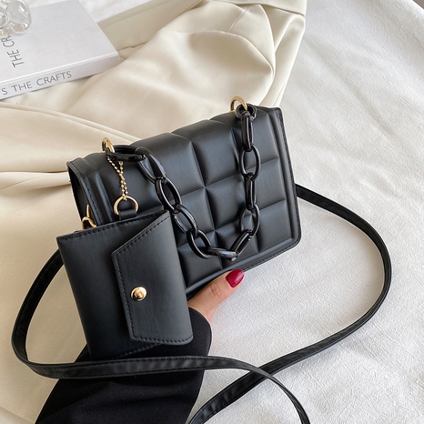 Casual Simple Fashion New Solid Color Single-Shoulder Bag's discount tags