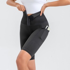 Mode Bauch Taille Gestaltung Fitness Eng Große Größe Läuft Schnell-Trocknen Sport Shorts