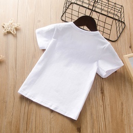 Children Boys Summer New Heart Shape Printed Solid Color ShortSleeved Casual Tshirtpicture2
