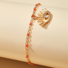Mode Nouveau Boho Mignon Oeil En Forme de Perles Pendentif Alliage Cheville