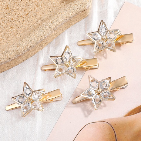 Fashion Small Star Shaped Sweet Side Clip 5 pieces set Hair Accessories's discount tags