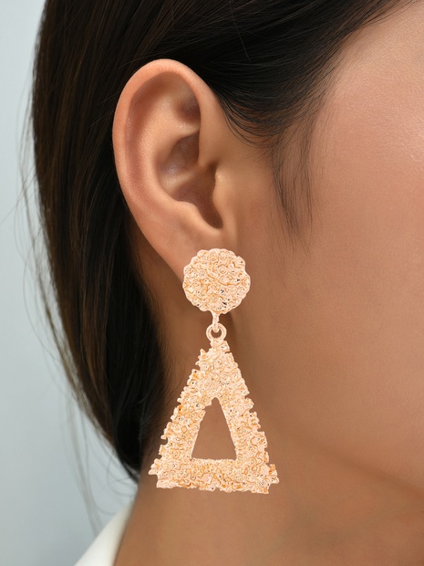 Vintage Style Triangle Geometric Alloy Plating Dangling Earrings's discount tags