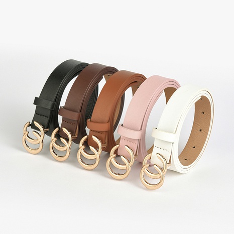 fashion double C casual belt's discount tags