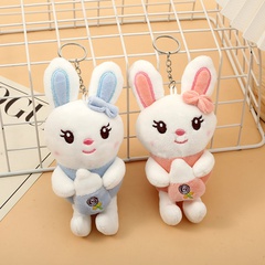 cute baby Bottle pendant Plush bunny Doll keychain ornament