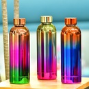 2022 neue Mode Regenbogen Farbverlauf Edelstahl vakuum Tassepicture10