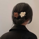 Moda Simple flores forma de las mujeres Cola de Caballo pequeo Clip de pelo accesorios para el cabellopicture5