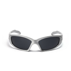 Fashion New Simple Solid Color Lens Female Geometric Sunglasses