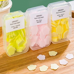 Disposable Soap Slice Portable Flakes Antibacterial Mini Petals Hand Washing Tablets