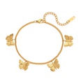Fashion Einfache frauen Schmetterling Anhnger Edelstahl Halskette Armband Ornamentpicture13
