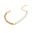 2022 neue Mode Natrliche Swasser Perle Frauen Edelstahl Halskette Armband Setpicture18