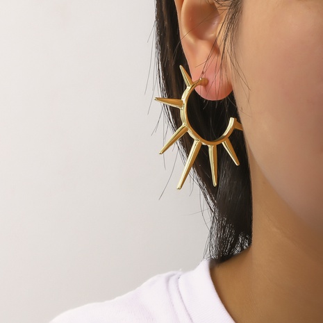 Mode Punk Style Géométrique cône forme alliage Boucles D'oreilles's discount tags