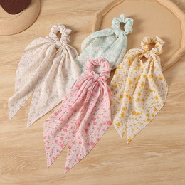 cute Style Flower Color Streamer bow hair scrunchiespicture9