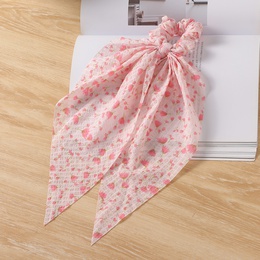 cute Style Flower Color Streamer bow hair scrunchiespicture5