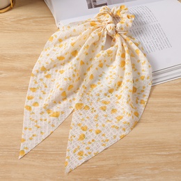 cute Style Flower Color Streamer bow hair scrunchiespicture6