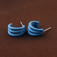 Personalisierte Einfache Drei-Schicht Mini solide farbe Ohrringe