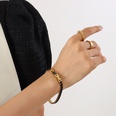 bertriebene Farbe Zirkon Halskette Armband Titan Stahl 18k Schmuck Grohandelpicture31
