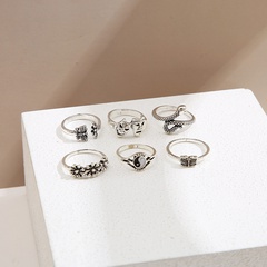 2022 Creative Fashion Snake Face Mask Butterfly Tai Chi Ring 6-Piece Set
