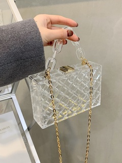 Fashion Transparent Acrylic Single Shoulder handbag