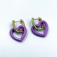 New Fashion Paint HeartShaped 14K goldplated copper Earringspicture20