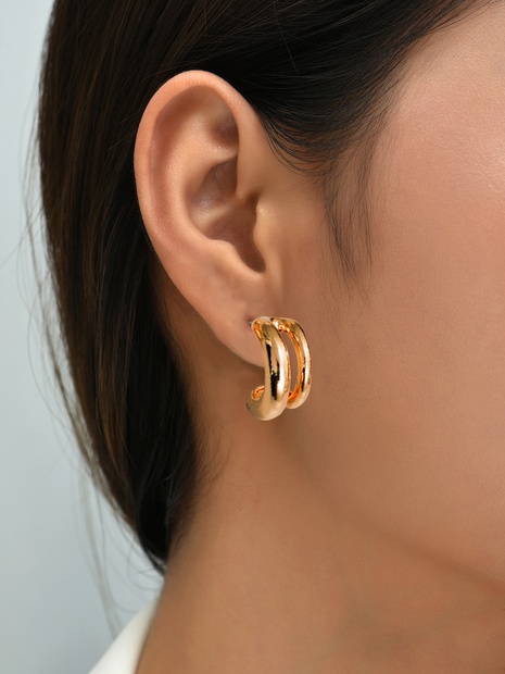 Retro Geometric Alloy Earrings 1 Pair's discount tags