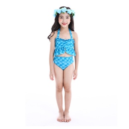 Mermaid Swimsuit Split New Girls Fish Tail Swimsuit Childrens Bikini ThreePiece Swimming Suitpicture9