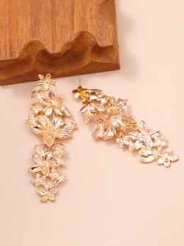 Fashion Flower Alloy Drop Earringspicture8