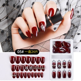Nail Stickers Armor Fake Nails Patch Repeated Wear 24 Pieces Wholesalepicture18