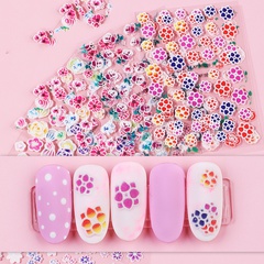 5D Three-Dimensional Relief Sticker Flower Multicolor Nail Stickers