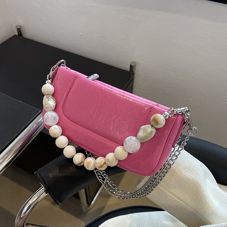 Mode Candy-Farbige Klassische Perlen Tragbaren Umhängetasche Kleine Quadratische Tasche's discount tags