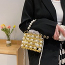 2022 nueva moda perla con reborde tejido hombro bandolera Mini Paquete de lpiz labialpicture9
