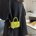 2022 New Fashion Summer solid color Chain messenger Small Square Bagpicture16