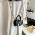 2022 New Fashion Summer solid color Chain messenger Small Square Bagpicture14