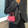 2022 New Fashion Summer solid color Chain messenger Small Square Bagpicture15