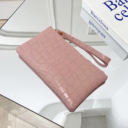 new style fashion solid color Stone Pattern Clutch Small Walletpicture10