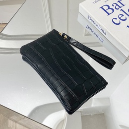 new style fashion solid color Stone Pattern Clutch Small Walletpicture11