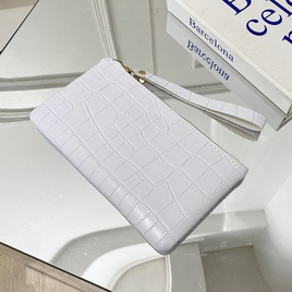 new style fashion solid color Stone Pattern Clutch Small Walletpicture12