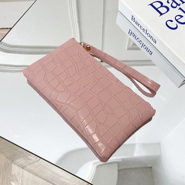 new style fashion solid color Stone Pattern Clutch Small Walletpicture16