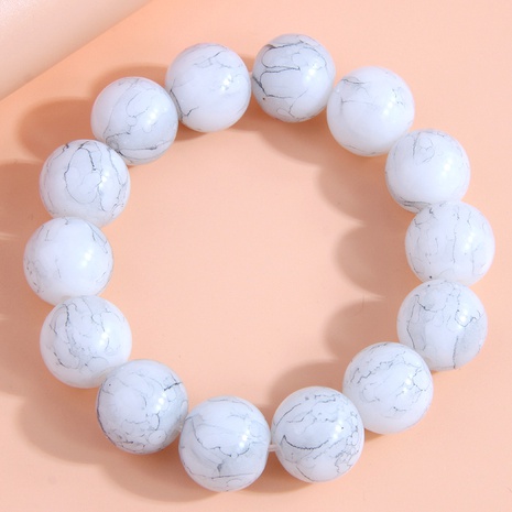 Fashion Simple Gradient Two-Color Glass Bead Bracelet's discount tags
