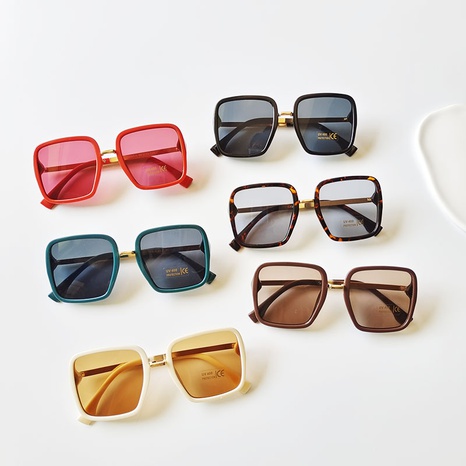 Neue Stil Creme Farbe Großen Platz Felge Kinder Sonnenbrille's discount tags