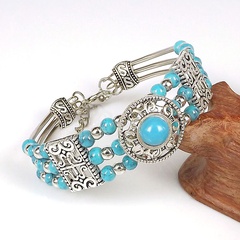 Ethnische stil Bunte Perlen Taste Armband