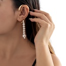 Fashion Simple Tassel Outline Imitation Pearl Geometric Alloy Ear Drop Earringpicture9