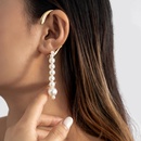Fashion Simple Tassel Outline Imitation Pearl Geometric Alloy Ear Drop Earringpicture10