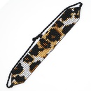 Mode Retro Ethnischen Stil Bsen blick Diamant Miyuki Perle HandWoven Leopard Armbandpicture8