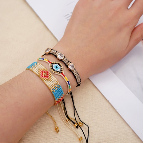 Fashion Simple Bohemian Ethnic Style Suit Miyuki Beaded Bracelet's discount tags