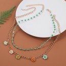 Fashion Bohemian HandWoven Beaded MultiLayer Flower Necklacepicture10