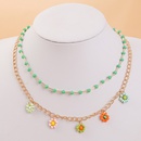 Fashion Bohemian HandWoven Beaded MultiLayer Flower Necklacepicture11