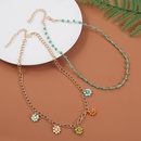 Fashion Bohemian HandWoven Beaded MultiLayer Flower Necklacepicture7