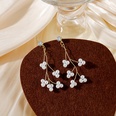 Silber Nadel Kontrast Farbe Zirkon Blume quaste Handgemachte Perlen DreiDimensionale Ohrringepicture21