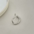 Korean style retro twisted metal rhinestone cross ear clip simple temperament ear clippicture16